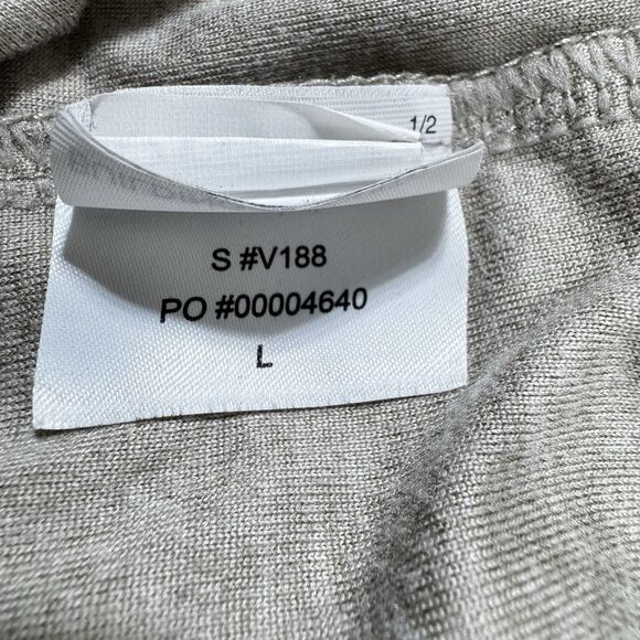 Vuori Shirt Strato Tech Polo Short Sleeve V188 Men's Large Beige Comfort Stretch - Picture 5 of 9